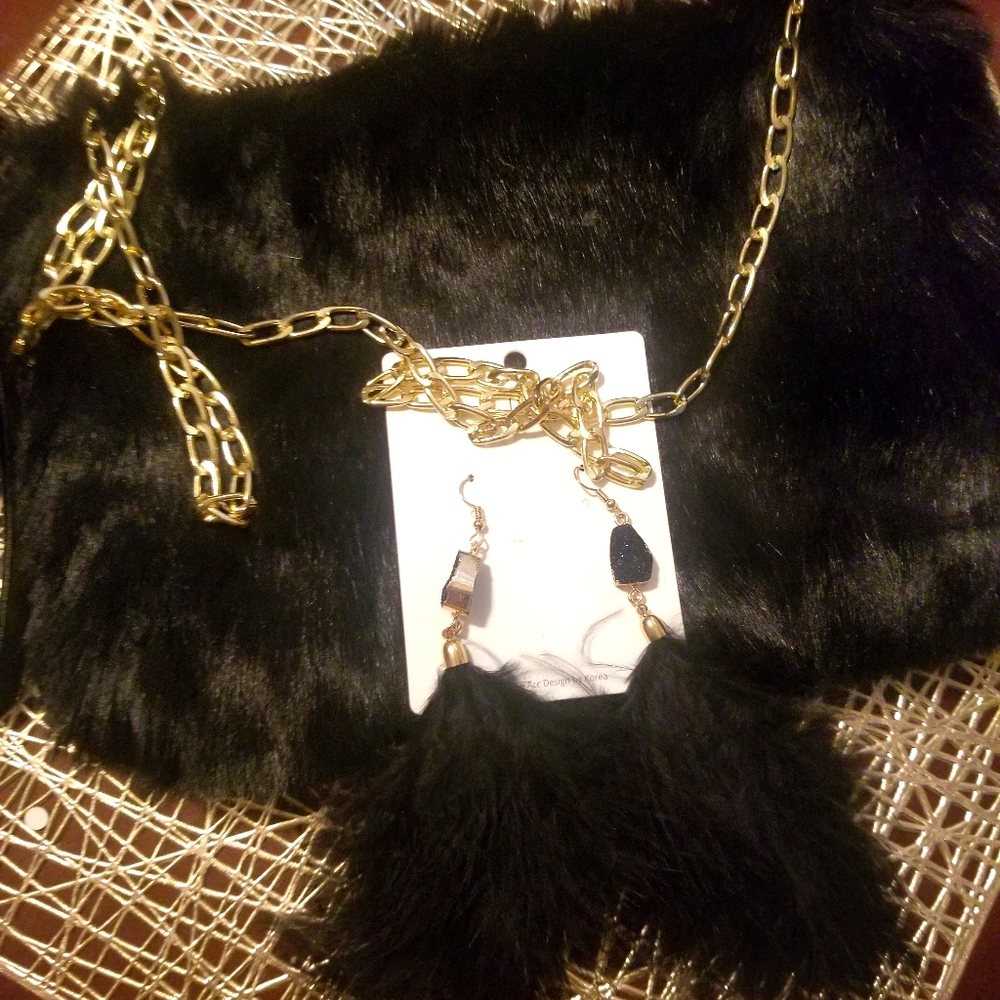 Fluffy purse